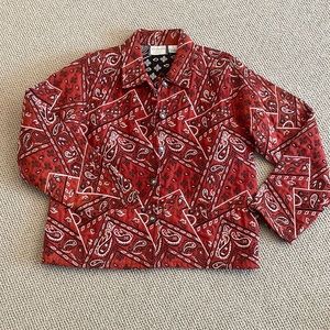 New Identity - Vintage Western Paisley Cropped Jacket - Sz M